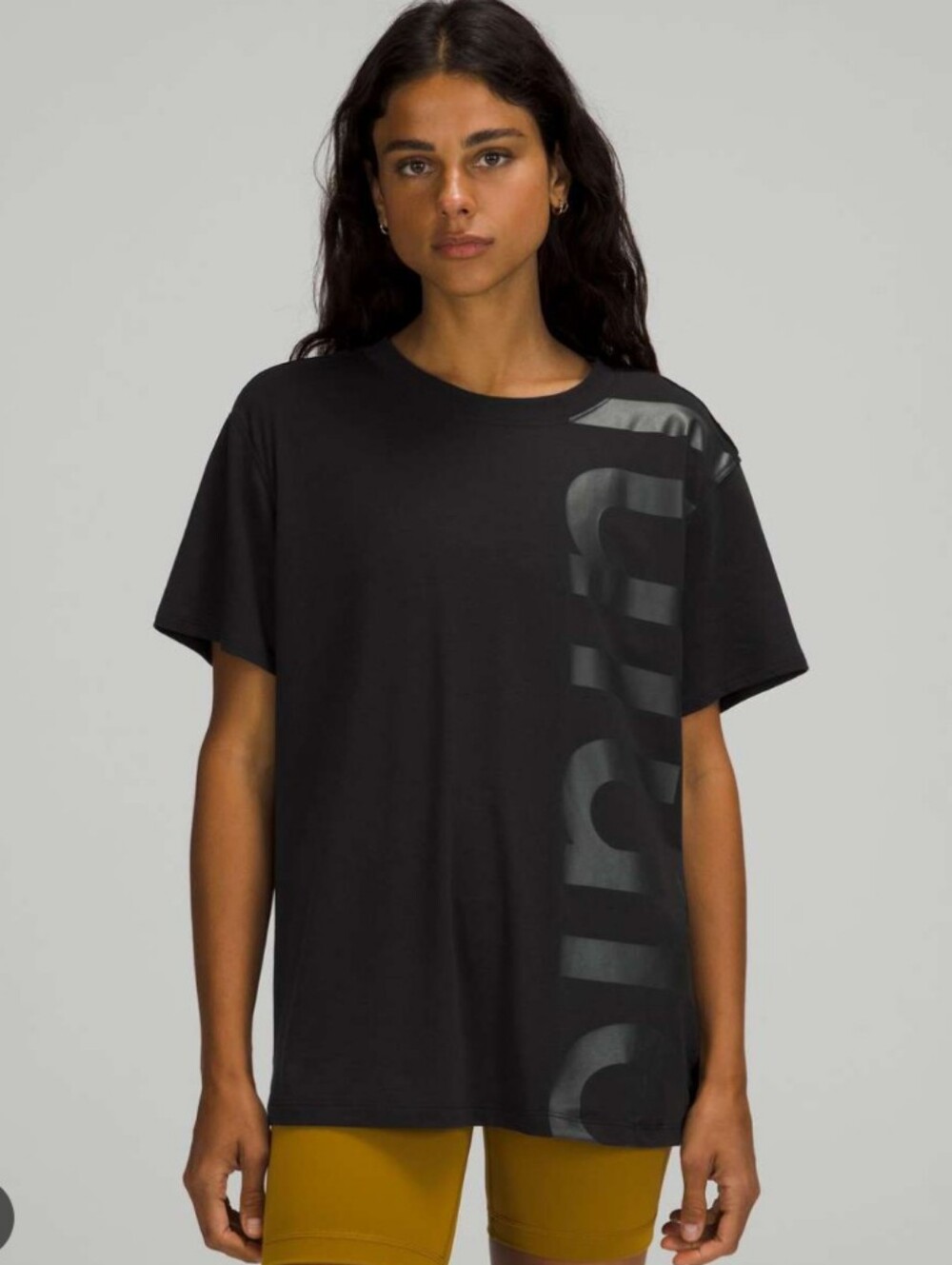 Lululemon All Yours Tee Shirt Vitasea Graphic Logo Black 6 First Release HTF